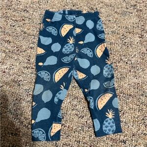 Carter's Blue Fruit Pattern Leggings